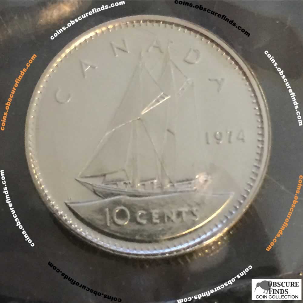 Canada 1974  Canadian Dime ( C10C ) - Reverse