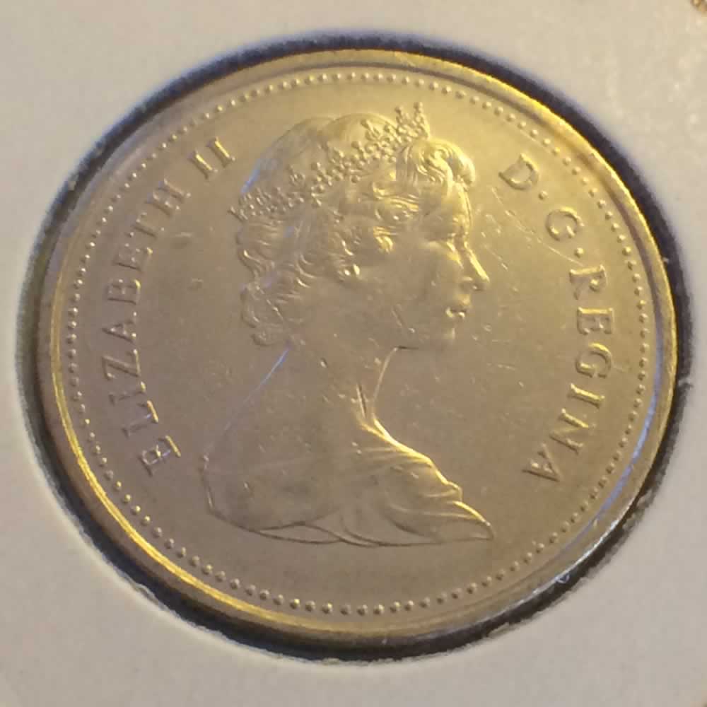 Canada 1986  Canadian Quarter ( C25C ) - Obverse