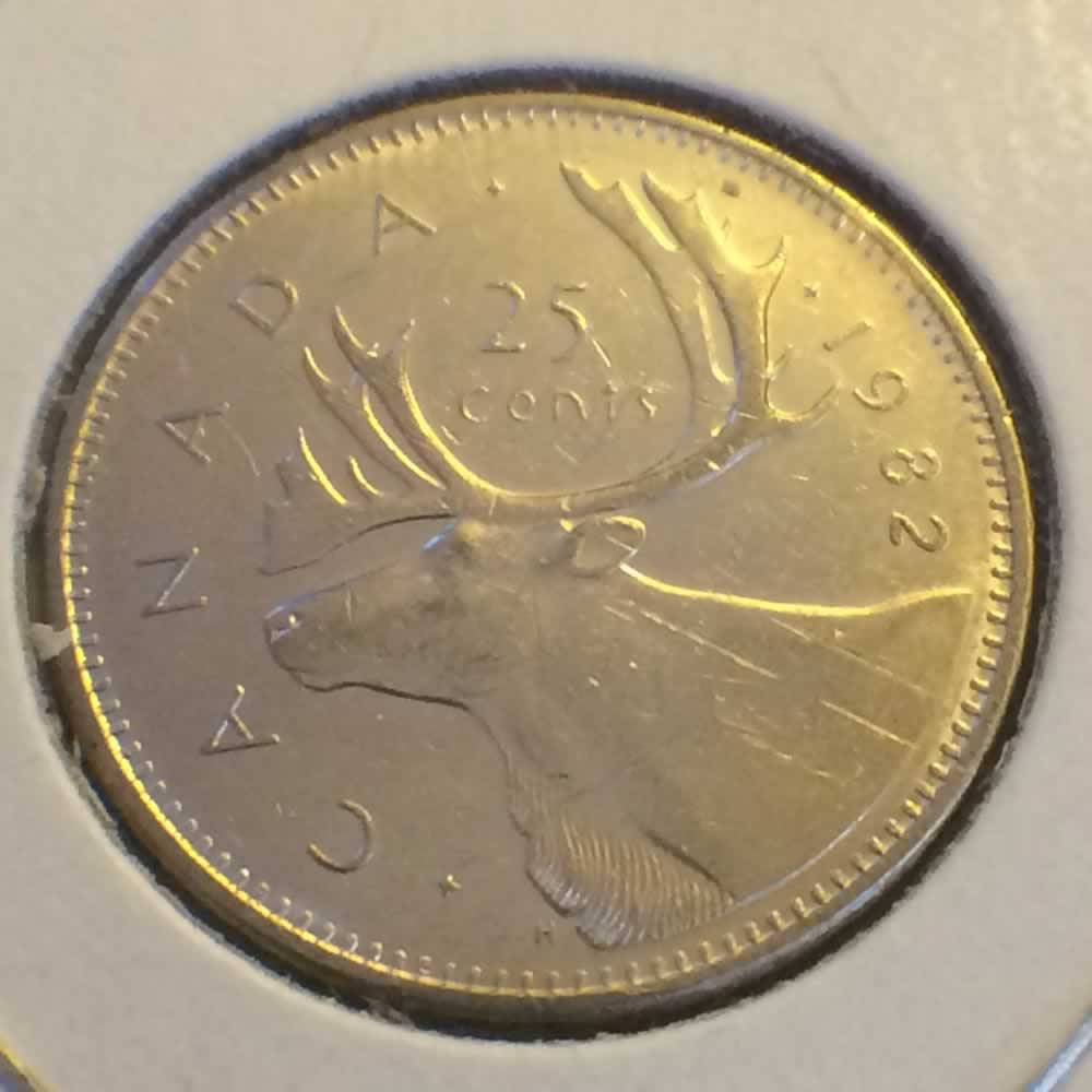 Canada 1982  Canadian Quarter ( C25C ) - Reverse