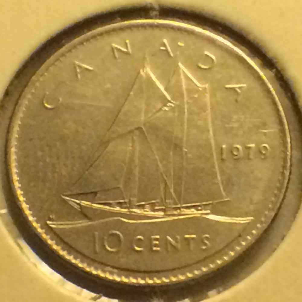 Canada 1979  Canadian Ten Cents ( C10C ) - Reverse