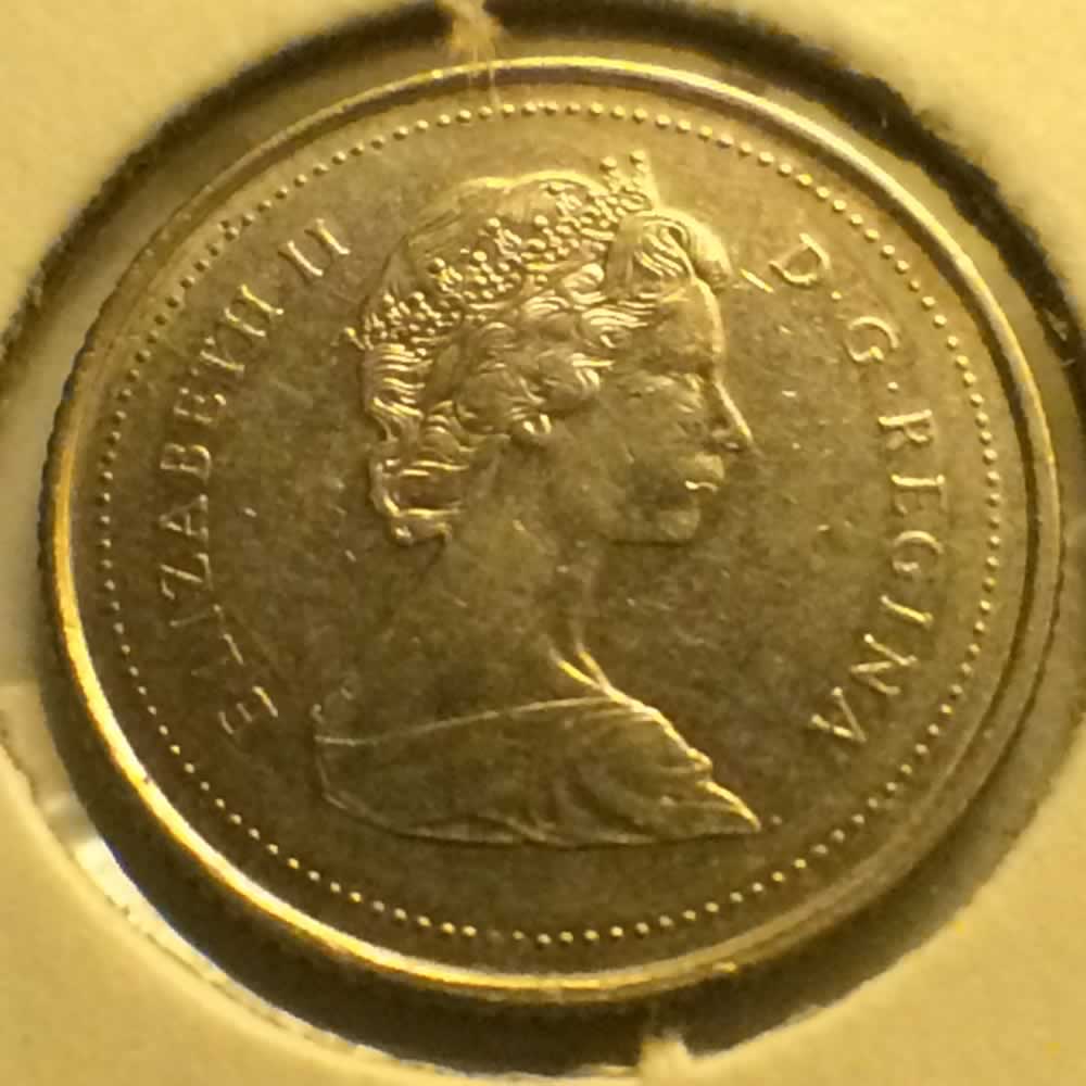 Canada 1987  Canadian Ten Cents ( C10C ) - Obverse