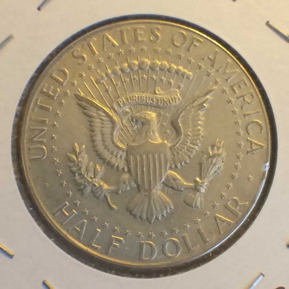 US 1968 D Kennedy Half Dollar ( 50C ) - Reverse