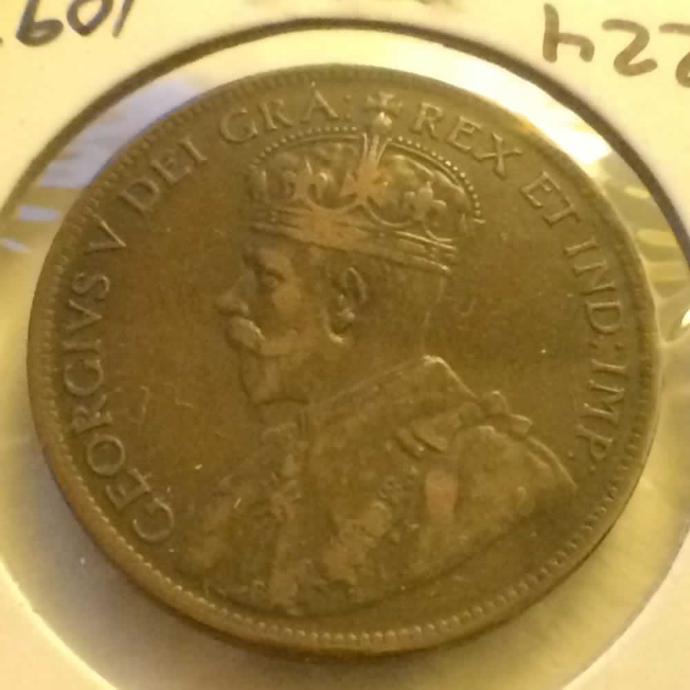 Canada 1916  Large Cent ( C1C ) - Obverse