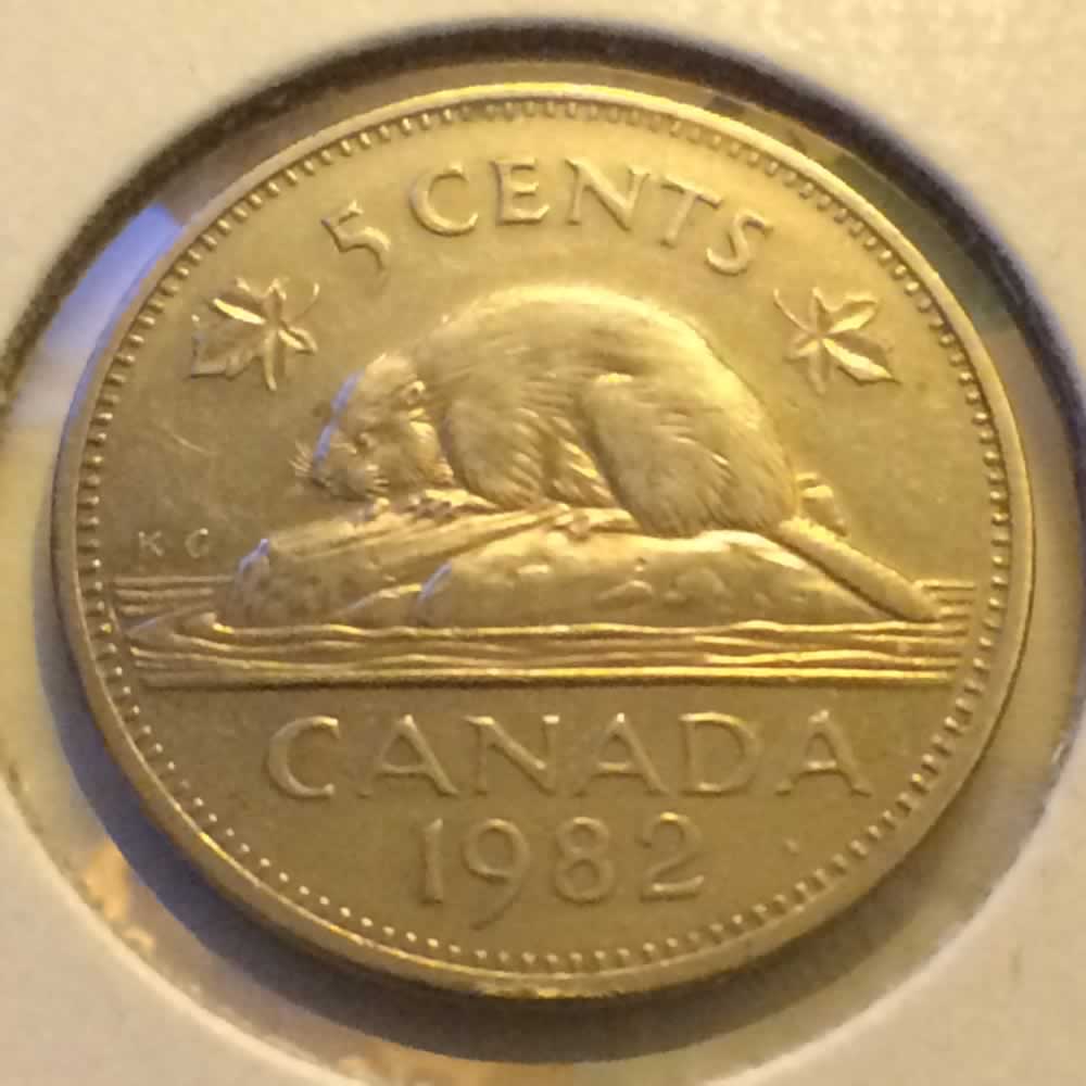 Canada 1982  Canadian Nickel ( C5C ) - Reverse