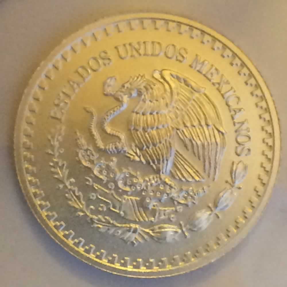 Mexico 2014 Mo 10th Onza Libertad ( 1/10ozt ) - Obverse