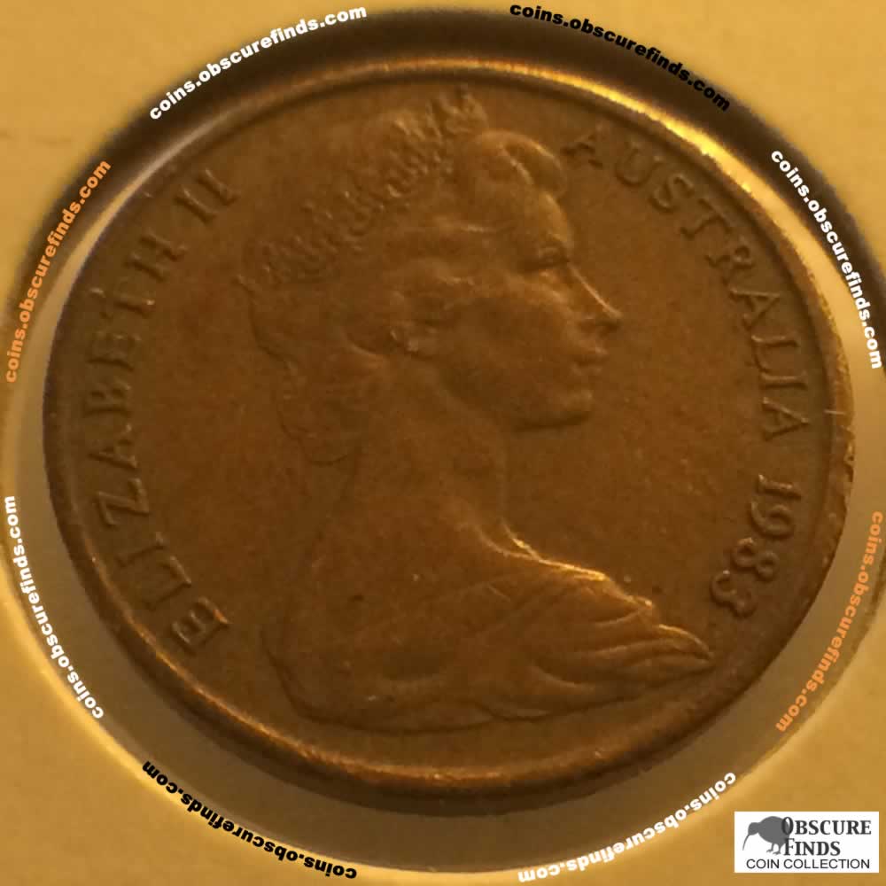 Australia 1983 RAM Australian One Cent ( 1C ) - Obverse