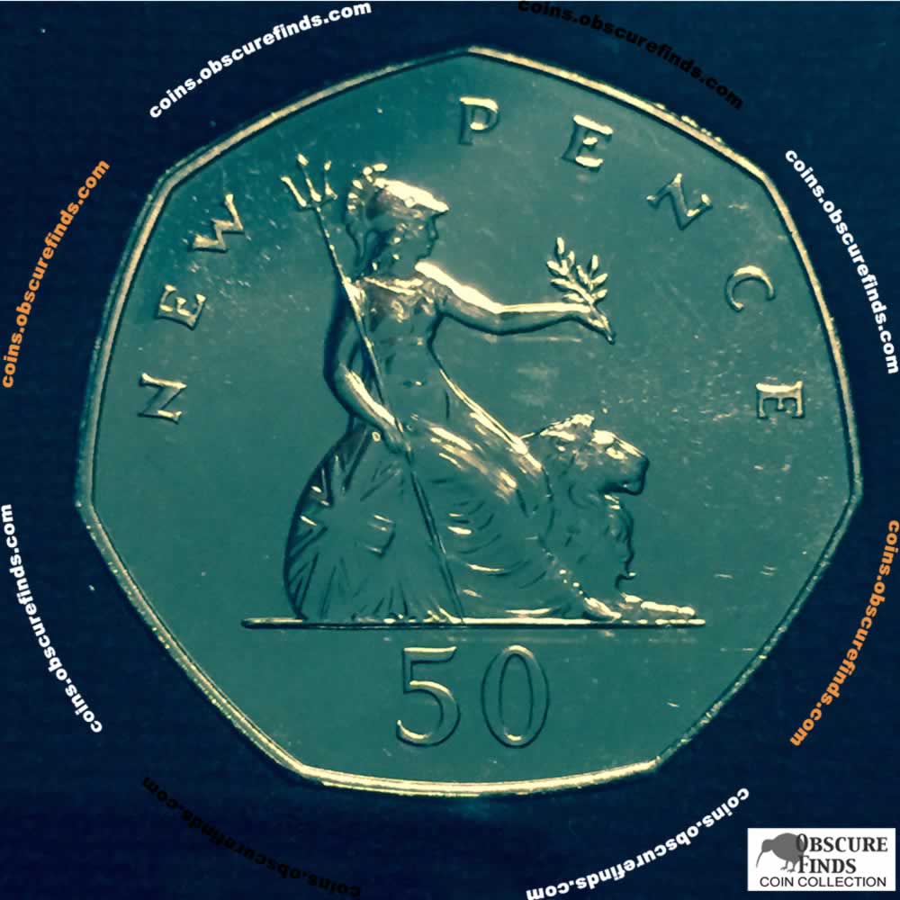 GB 1978  50 New Pence ( 50p ) - Reverse