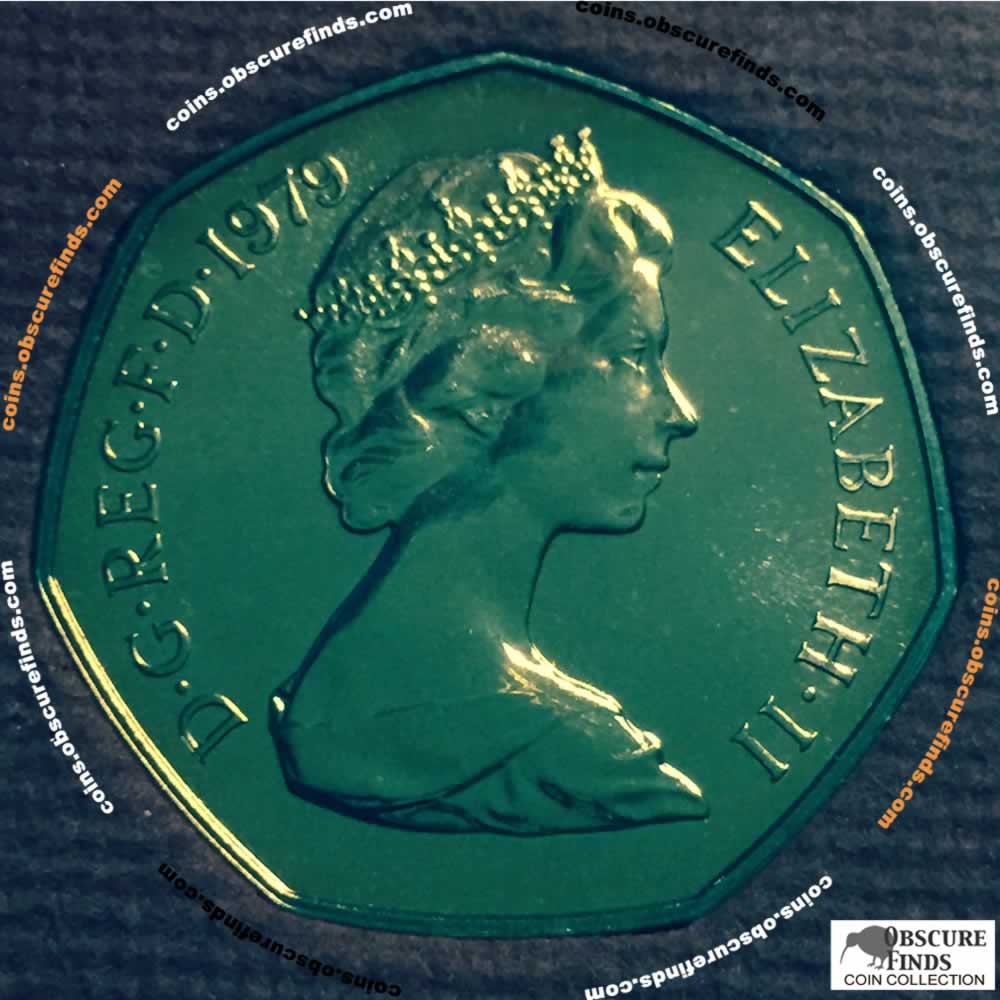 GB 1979  50 New Pence ( 50p ) - Obverse