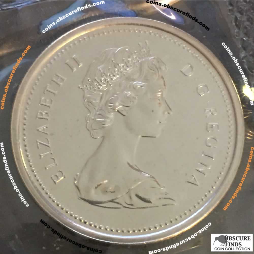Canada 1975  RCM Candian Dollar ( C$1 ) - Obverse