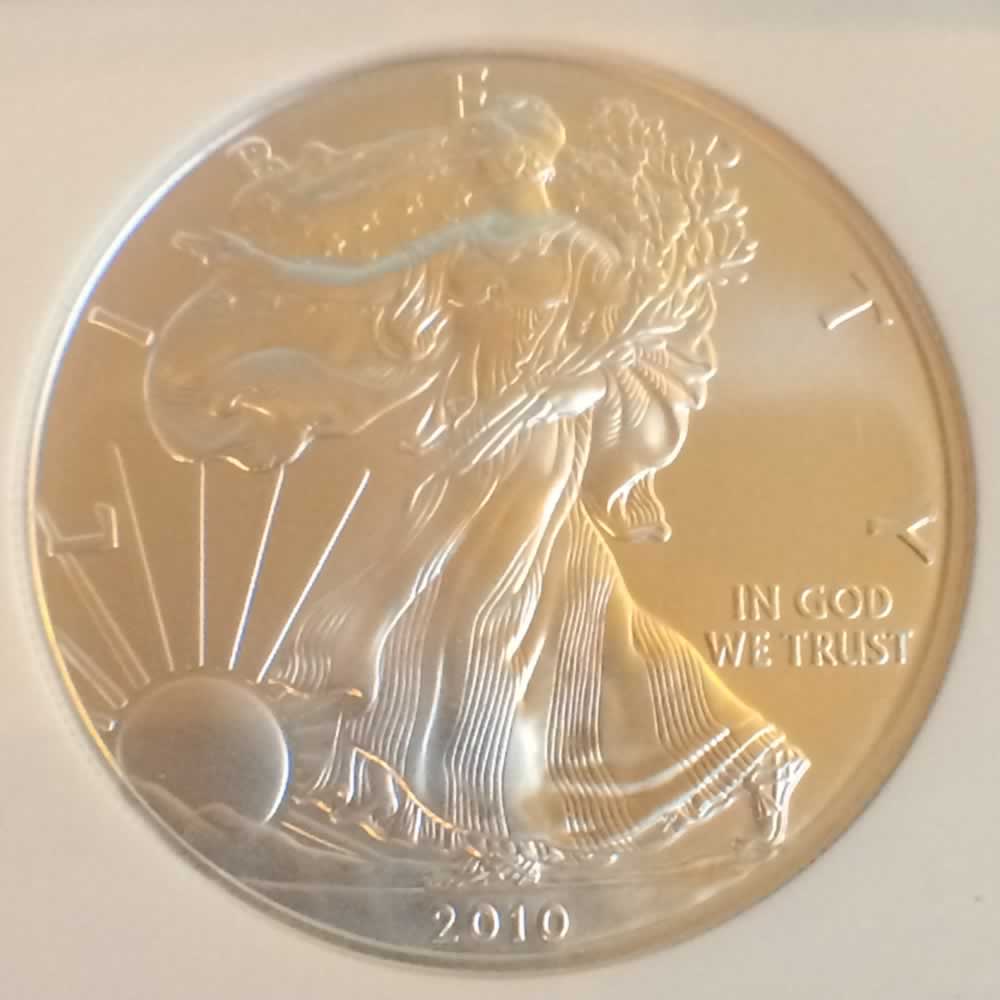 US 2010  Silver Eagle ( S$1 ) - Obverse