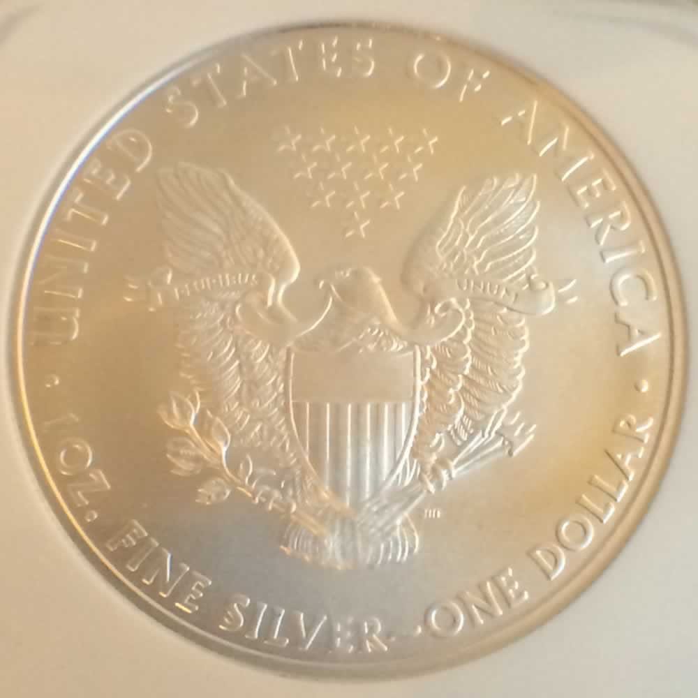 US 2010  Silver Eagle ( S$1 ) - Reverse