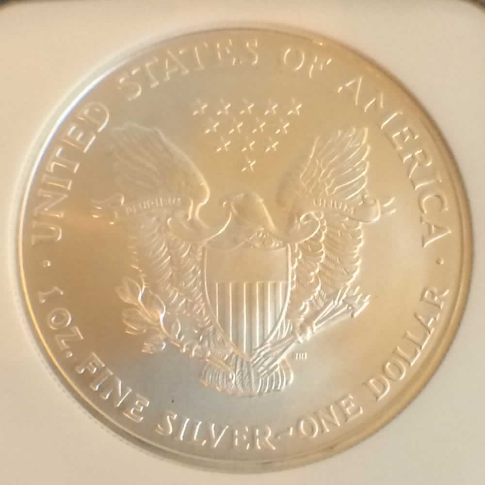 US 2006  Silver Eagle ( S$1 ) - Reverse