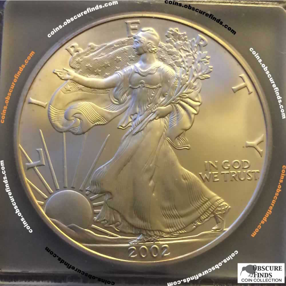 US 2002  Silver Eagle ( S$1 ) - Obverse
