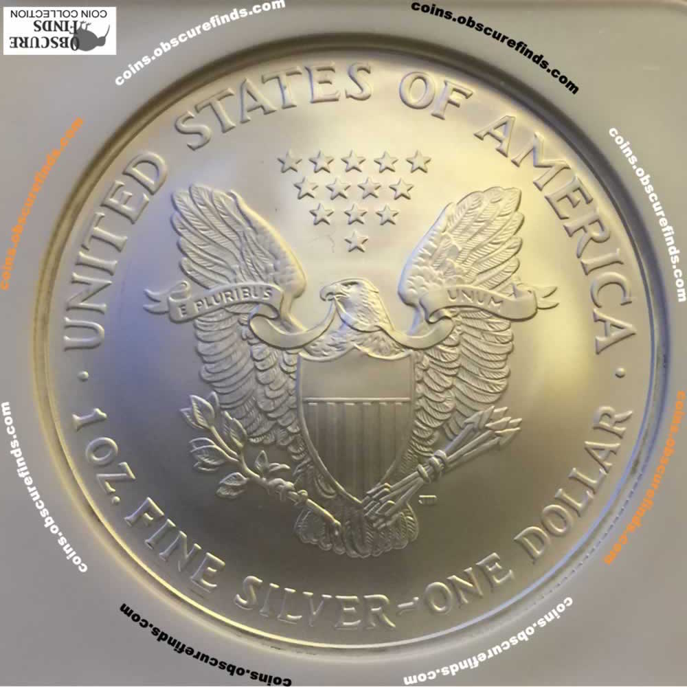 US 2007  Silver Eagle ( S$1 ) - Reverse