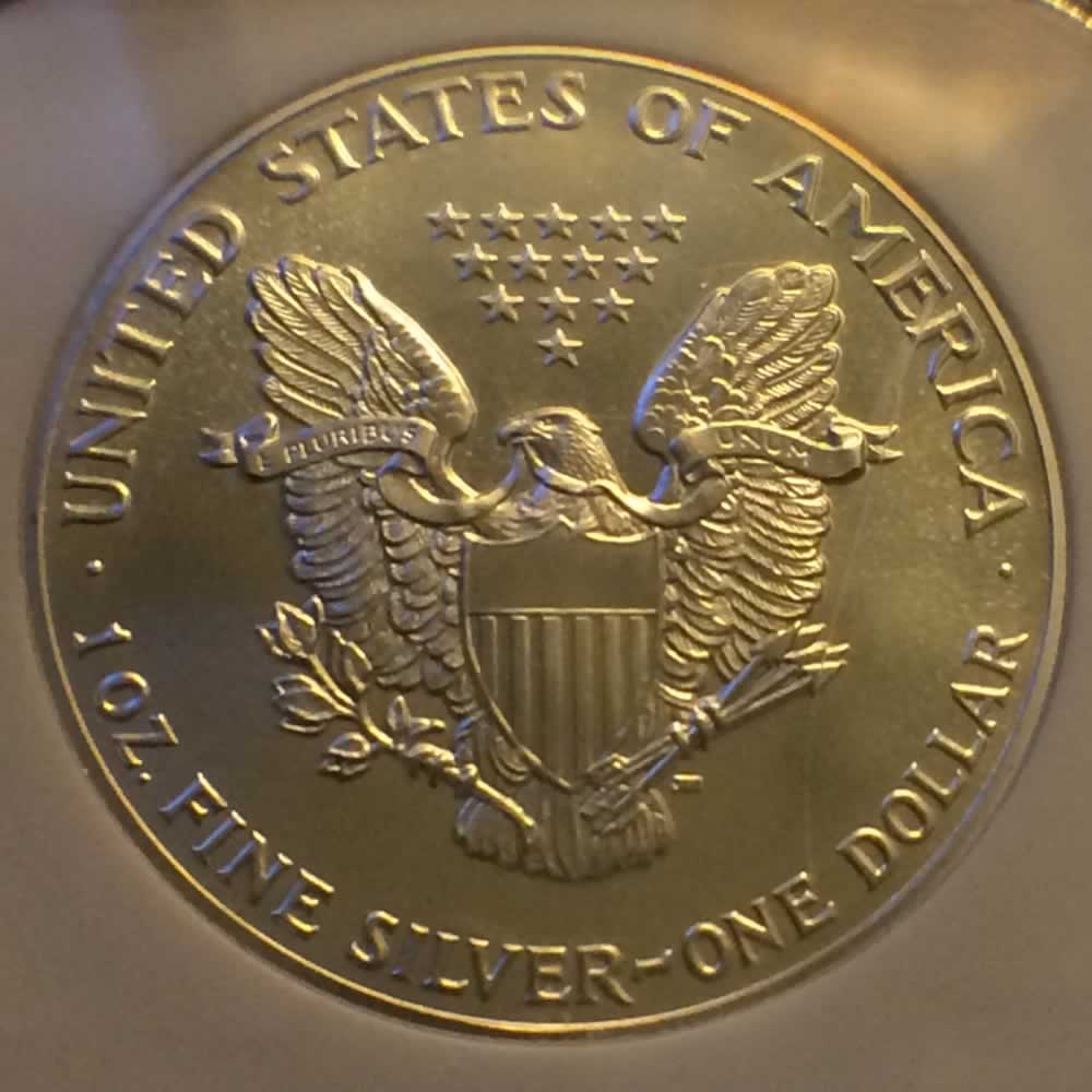 US 1988  Eagle ( S$1 ) - Reverse