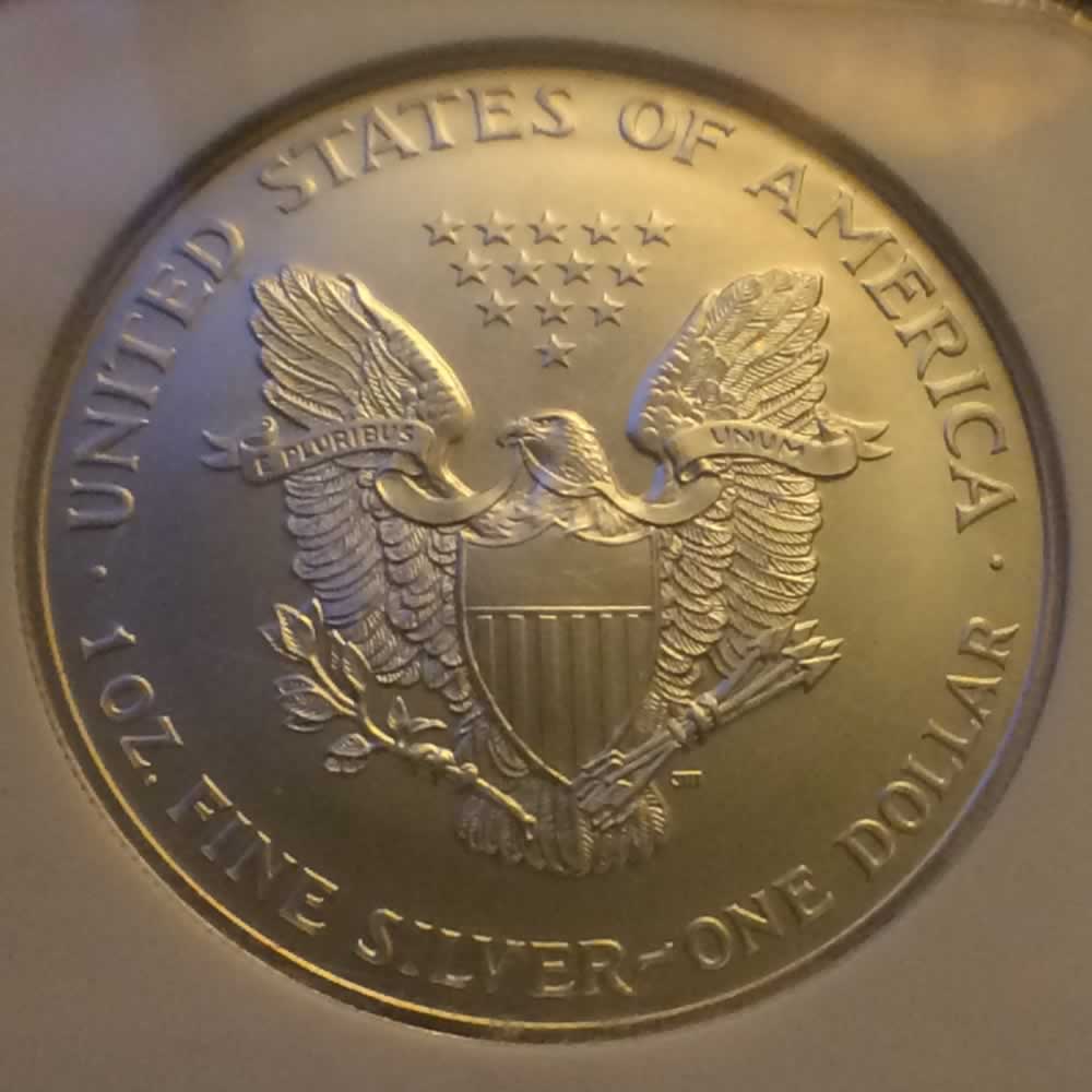 US 1997  Eagle ( S$1 ) - Reverse