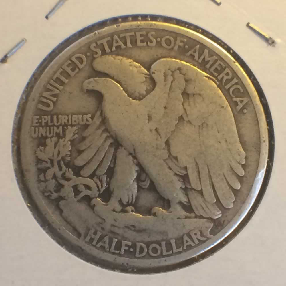 US 1935  Walking Liberty Half Dollar ( S50C ) - Reverse