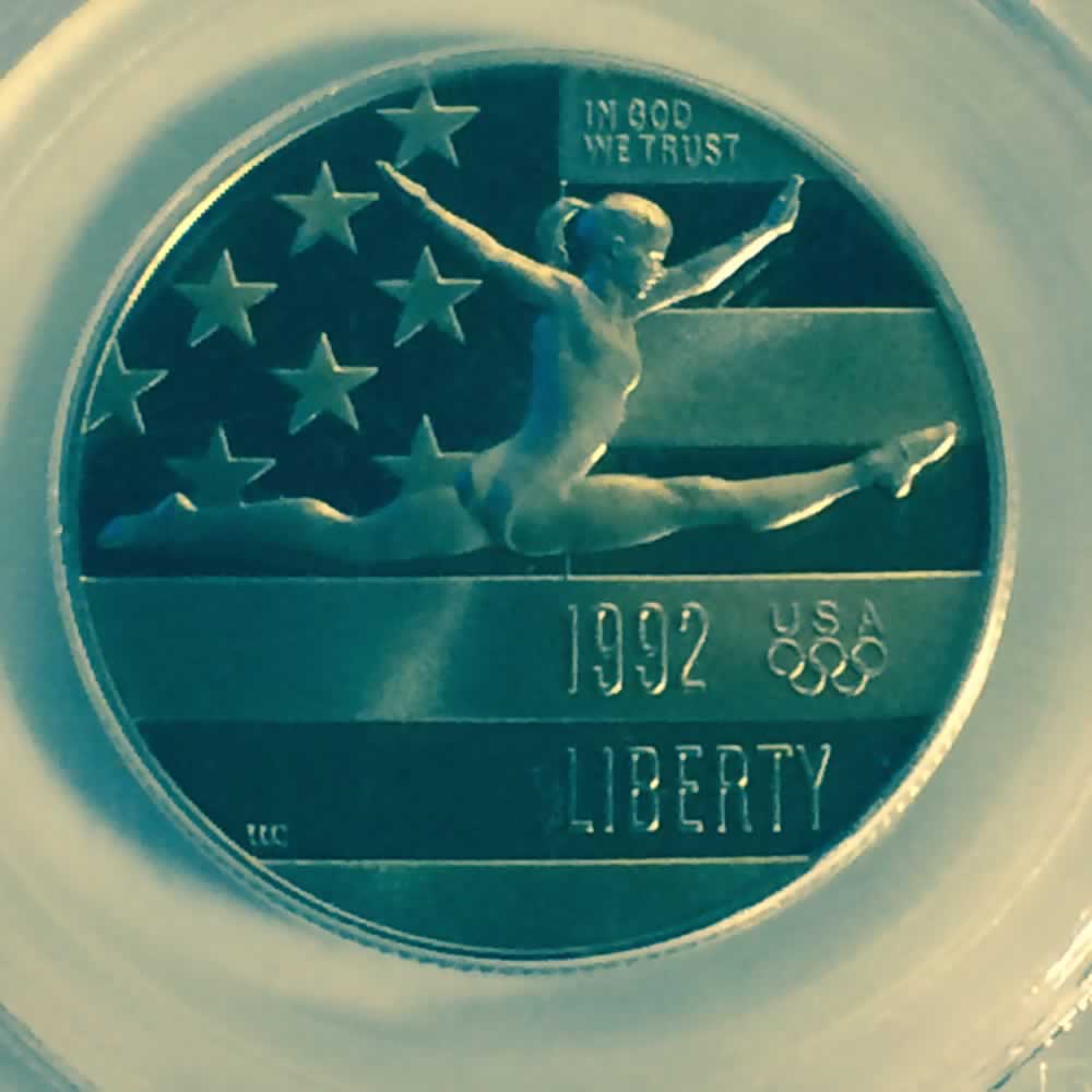 US 1992 S Olympic Half Dollar ( 50C ) - Obverse