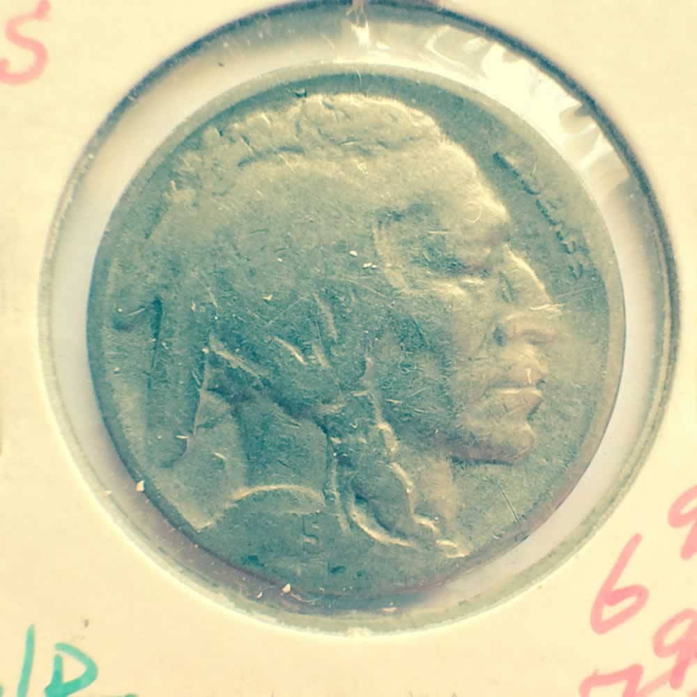 US 1925 S Buffalo Nickel ( 5C ) - Obverse