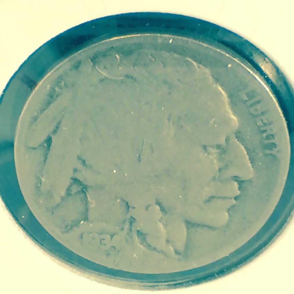 US 1934  Buffalo Nickel ( 5C ) - Obverse