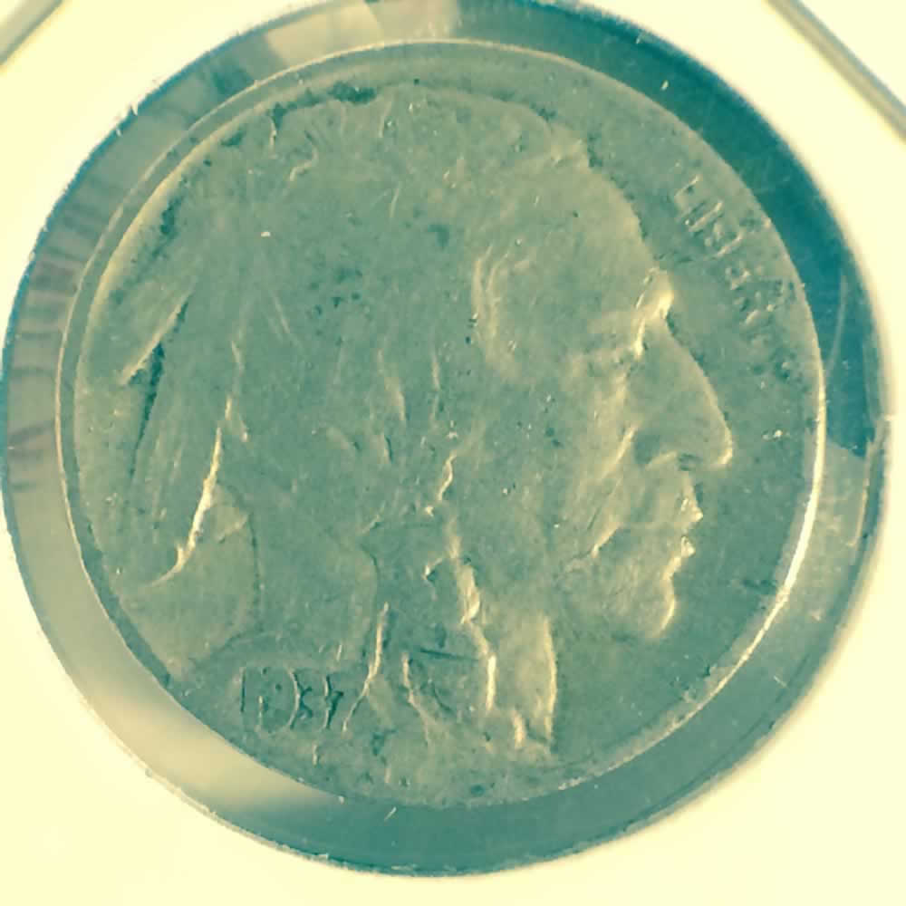 US 1937  Buffalo Nickel ( 5C ) - Obverse