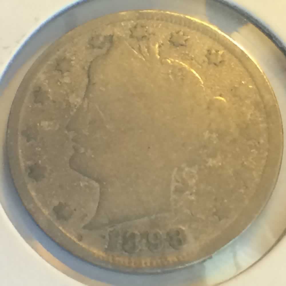 US 1898  Liberty Head V Nickel ( 5C ) - Obverse