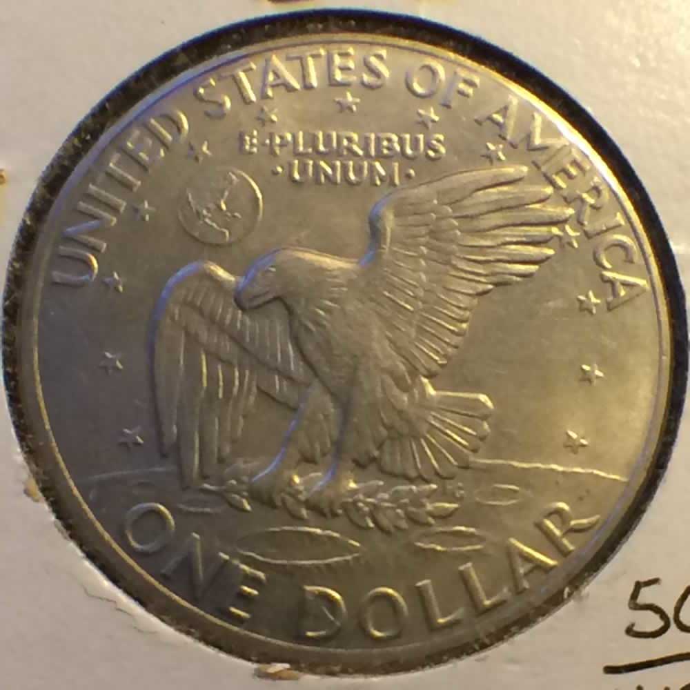 US 1972 D Eisenhower Dollar ( $1 ) - Reverse