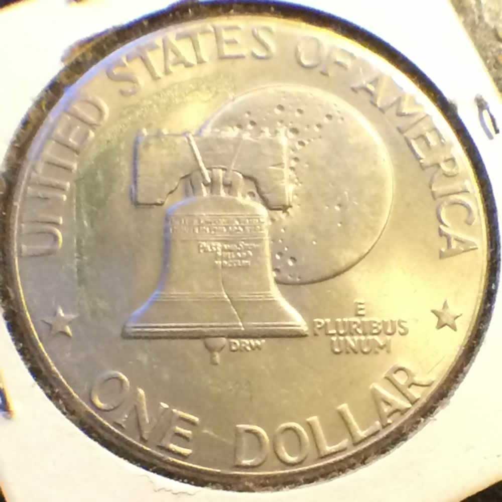US 1976 D Eisenhower Dollar ( $1 ) - Reverse