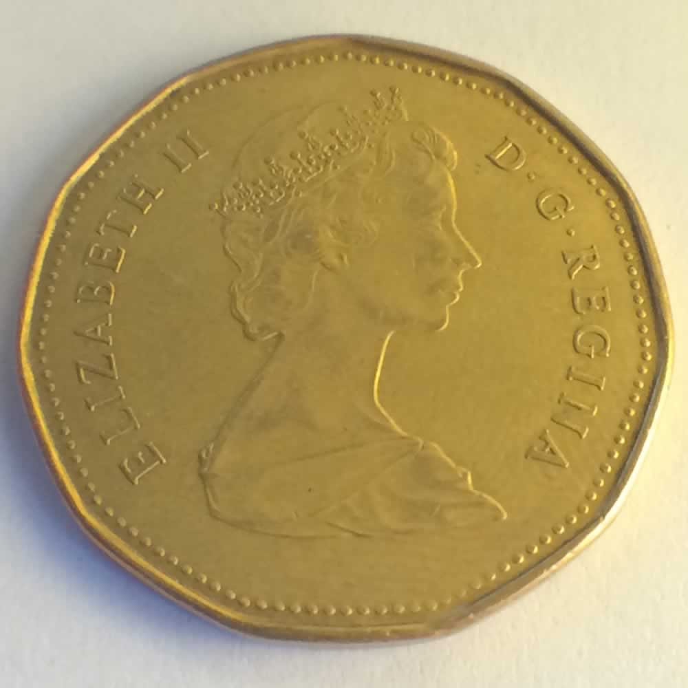 Canada 1988  Canadian Dollar ( C$1 ) - Obverse