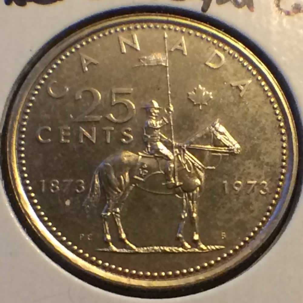 Canada 1973  Canadian Quarter ( C25C ) - Reverse