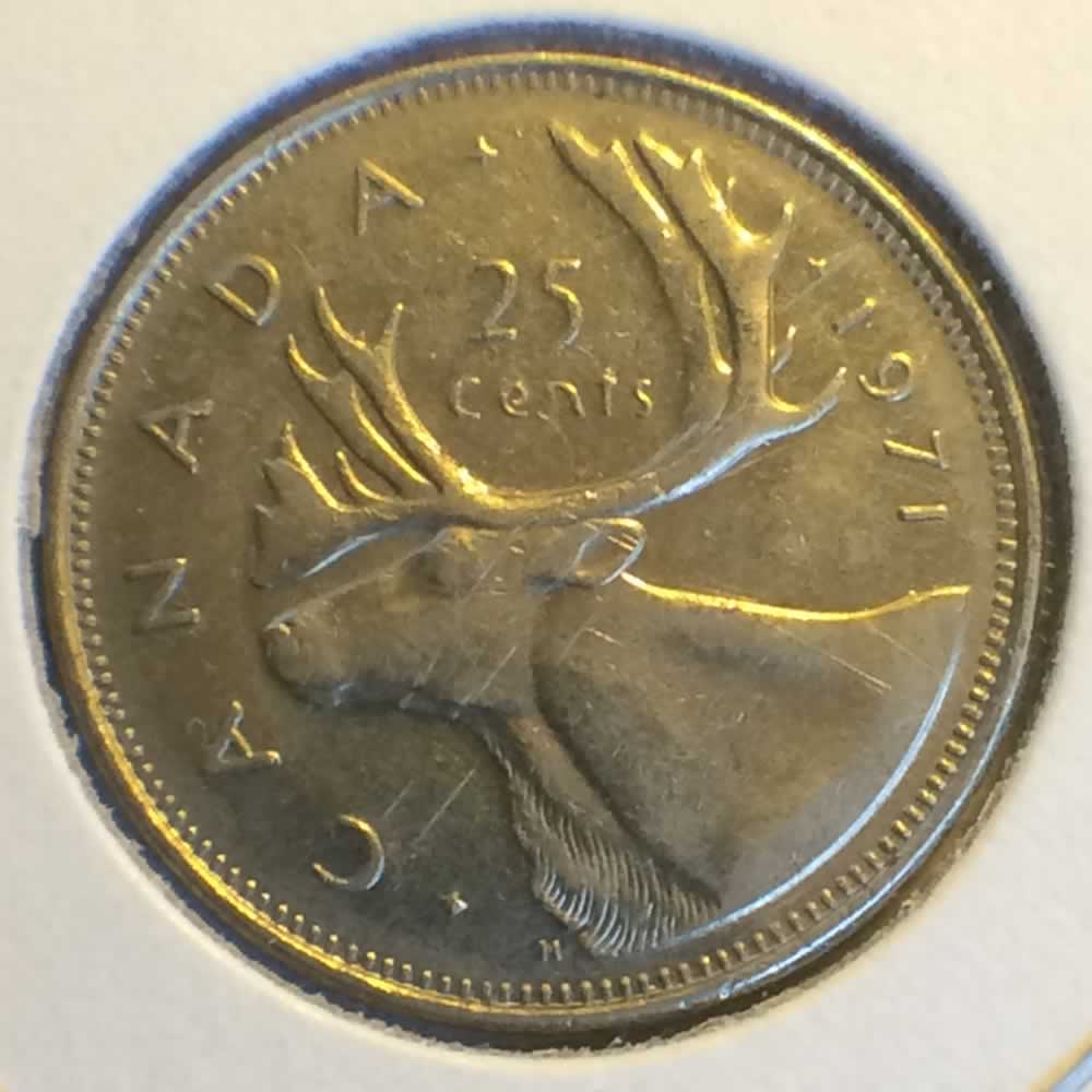Canada 1971  Canadian Quarter ( C25C ) - Reverse