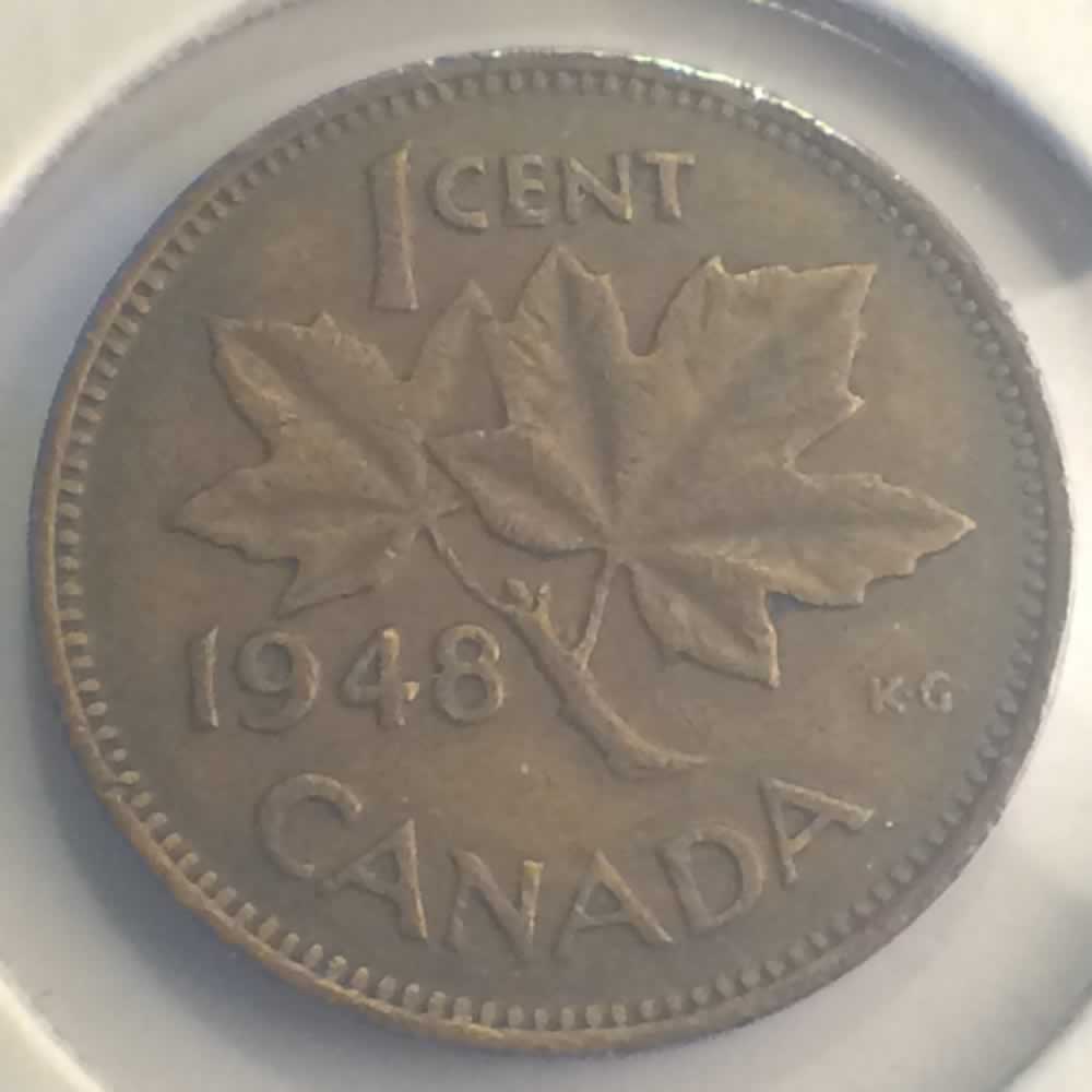 Canada 1948  George VI - A To Denticle ( C1C ) - Reverse