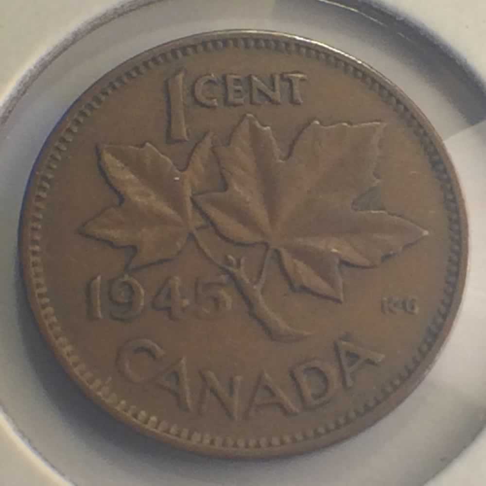 Canada 1945  George VI - Canadian Cent ( C1C ) - Reverse