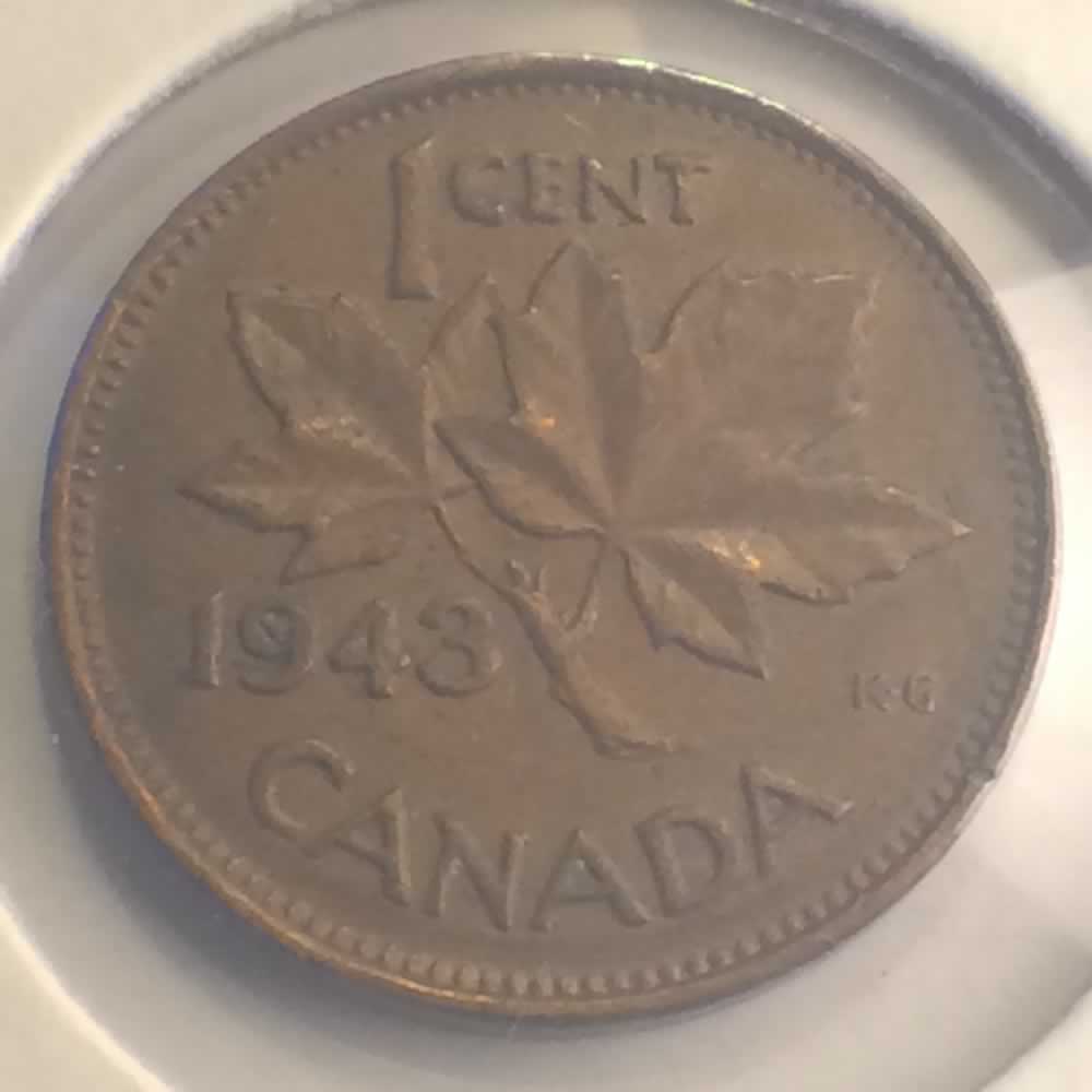 Canada 1943  George VI - Canadian Cent ( C1C ) - Reverse