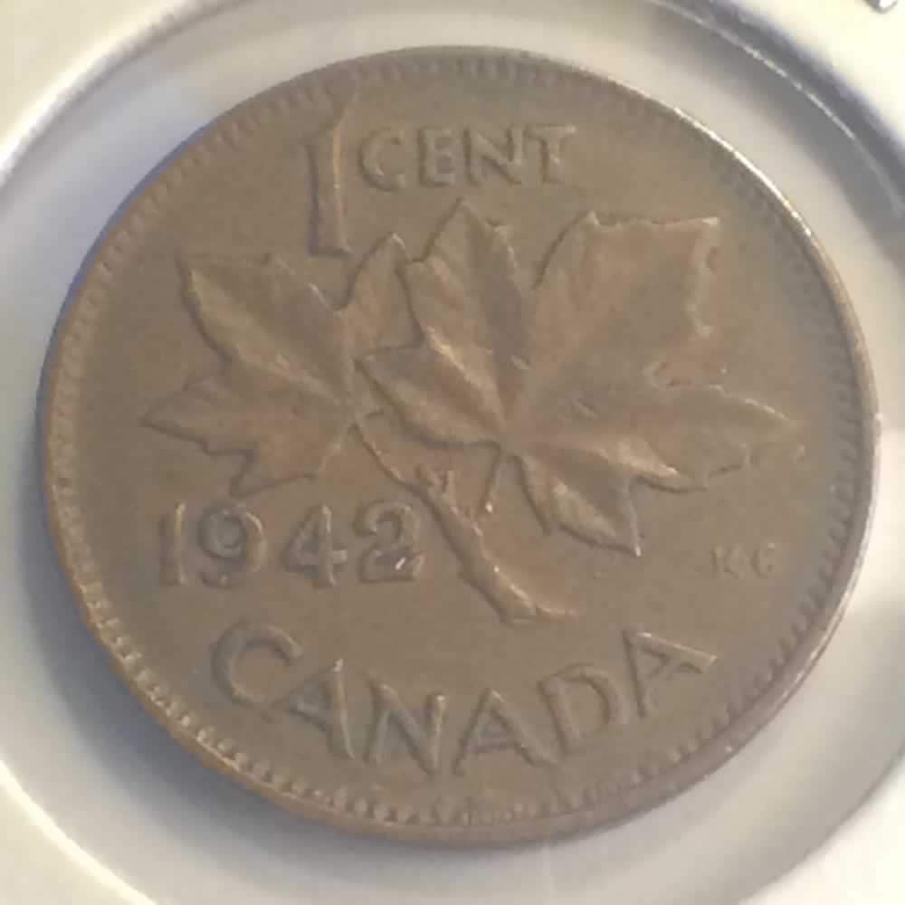 Canada 1942  George VI - Canadian Cent ( C1C ) - Reverse