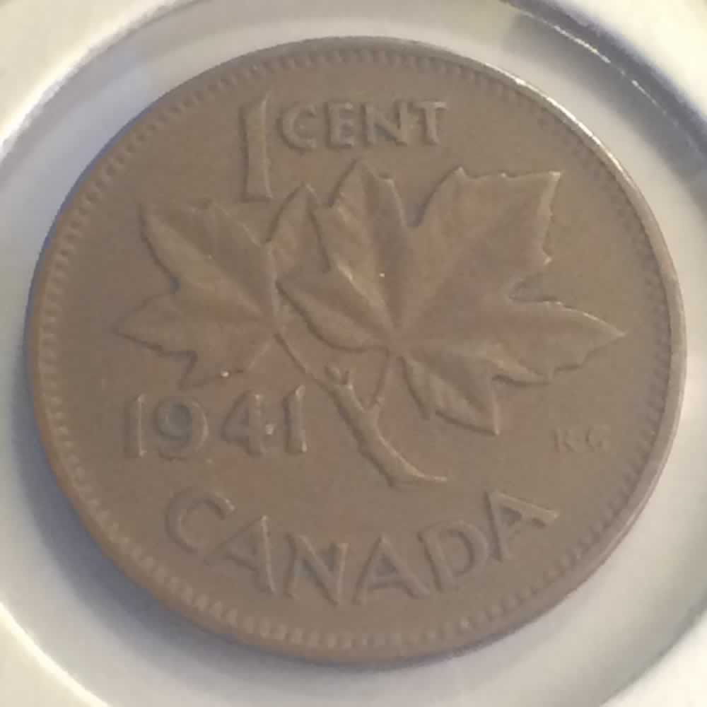 Canada 1941  George VI - Canadian Cent ( C1C ) - Reverse