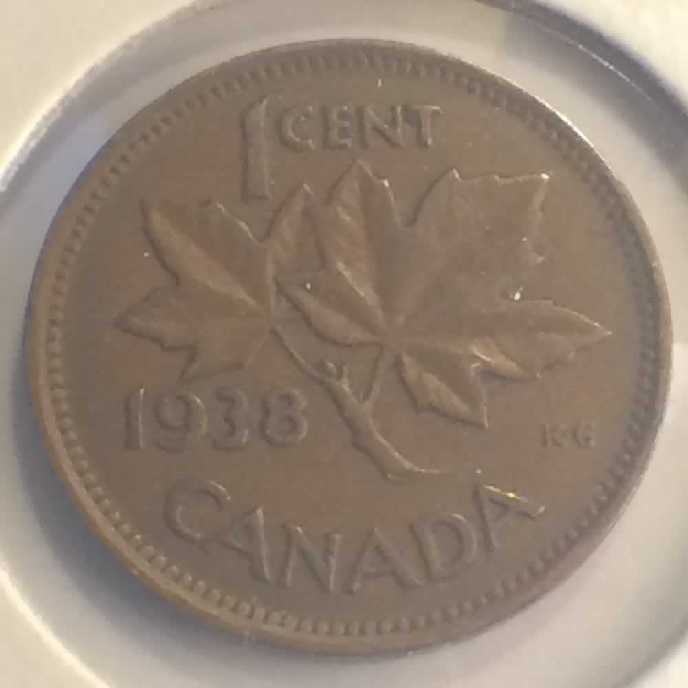 Canada 1938  George VI - Canadian Cent ( C1C ) - Reverse
