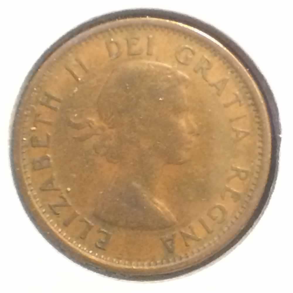 Canada 1957  Canadian 1 Cent ( C1C ) - Obverse