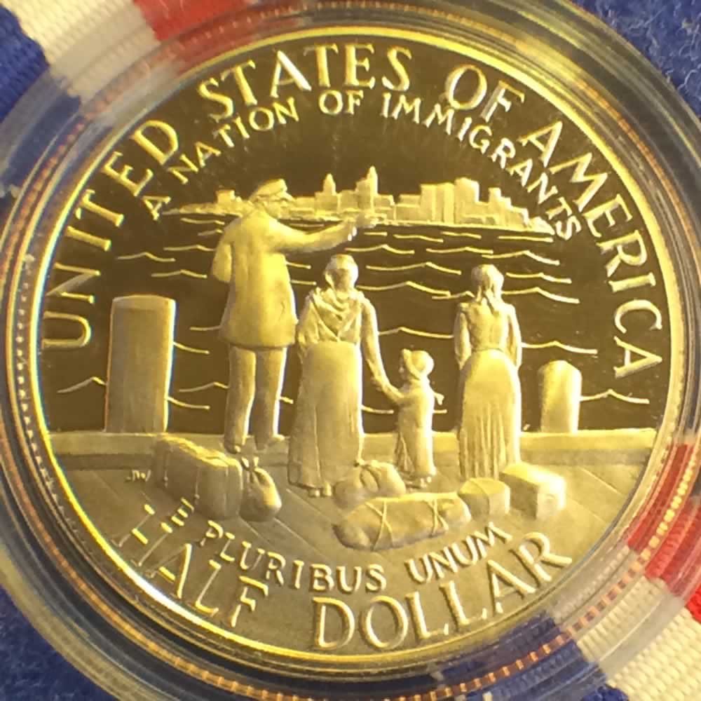US 1986 S Liberty Half Dollar ( 50C ) - Reverse