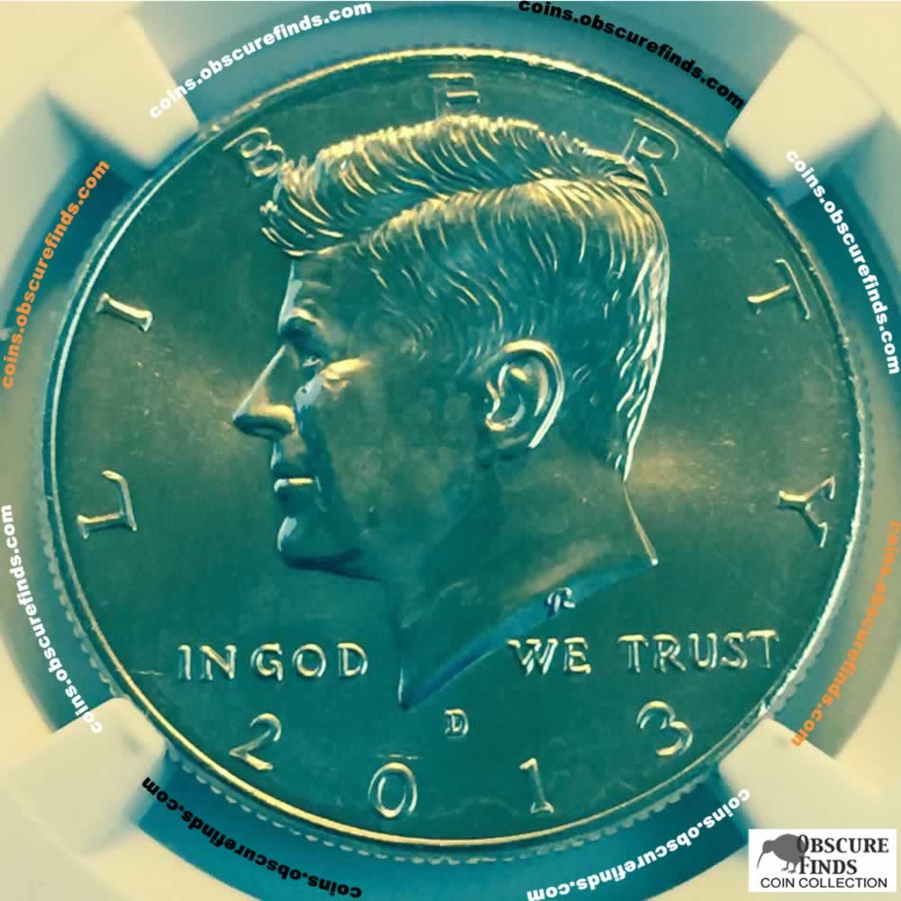 US 2013 D Kennedy Half Dollar ( 50C ) - Obverse