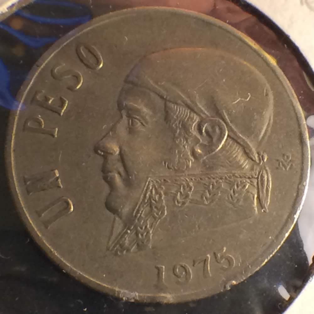 Mexico 1975 M Un Peso ( PESO ) - Obverse
