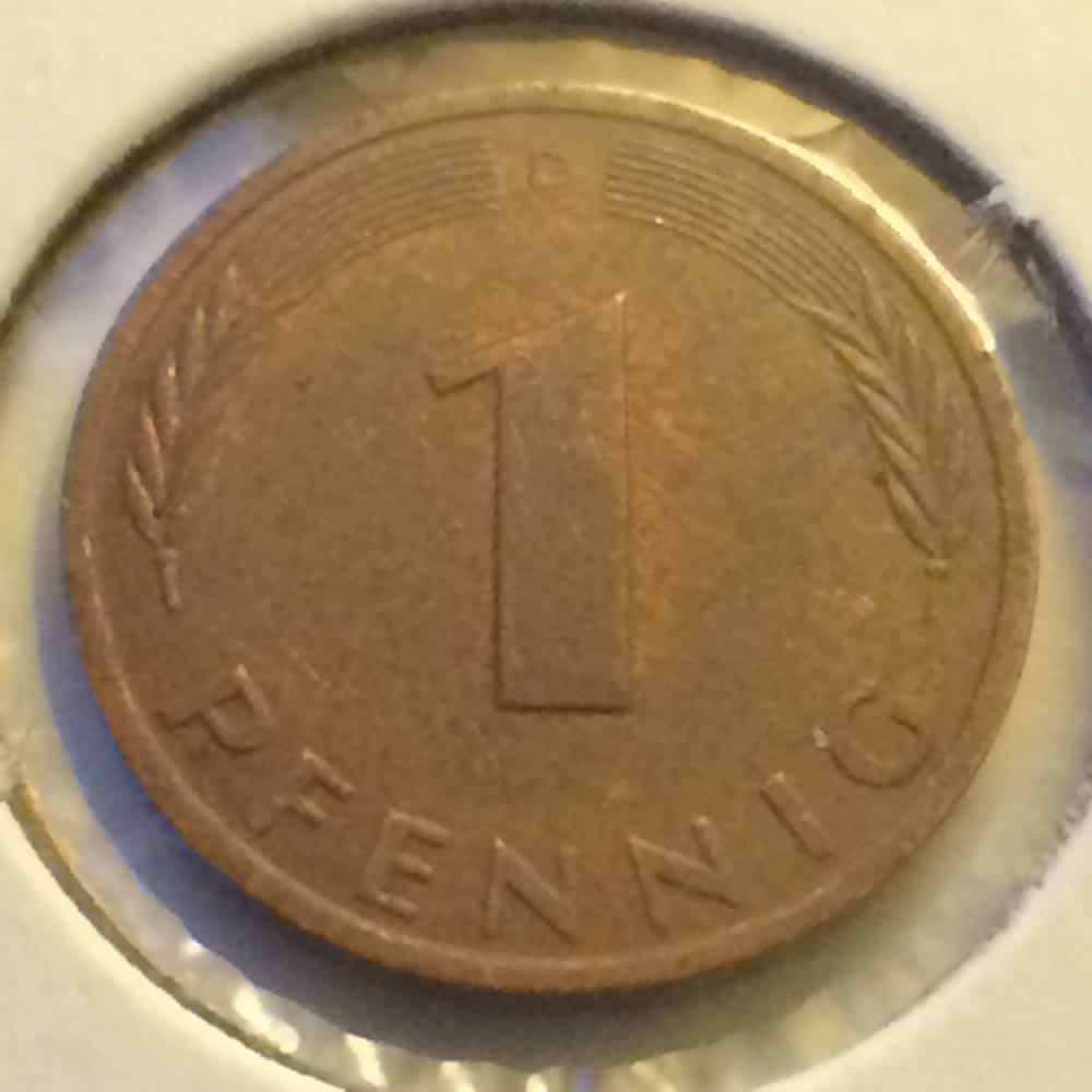 Germany 1984 D 1 Pfennig ( 1pf ) - Obverse