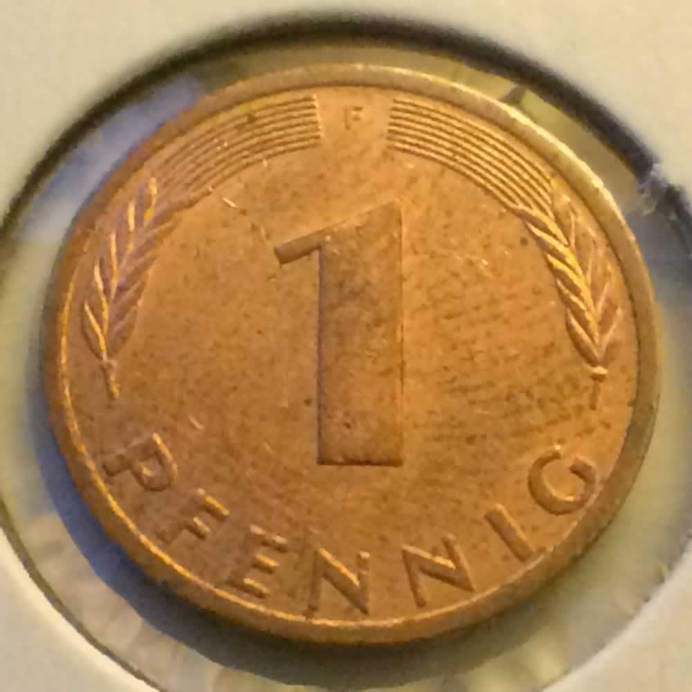 Germany 1986 F 1 Pfennig ( 1pf ) - Obverse