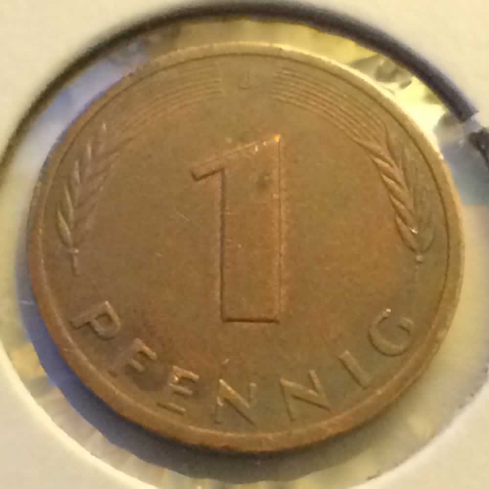 Germany 1984 J 1 Pfennig ( 1pf ) - Obverse