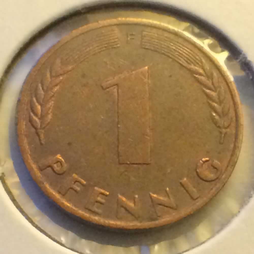Germany 1972 F 1 Pfennig ( 1pf ) - Obverse