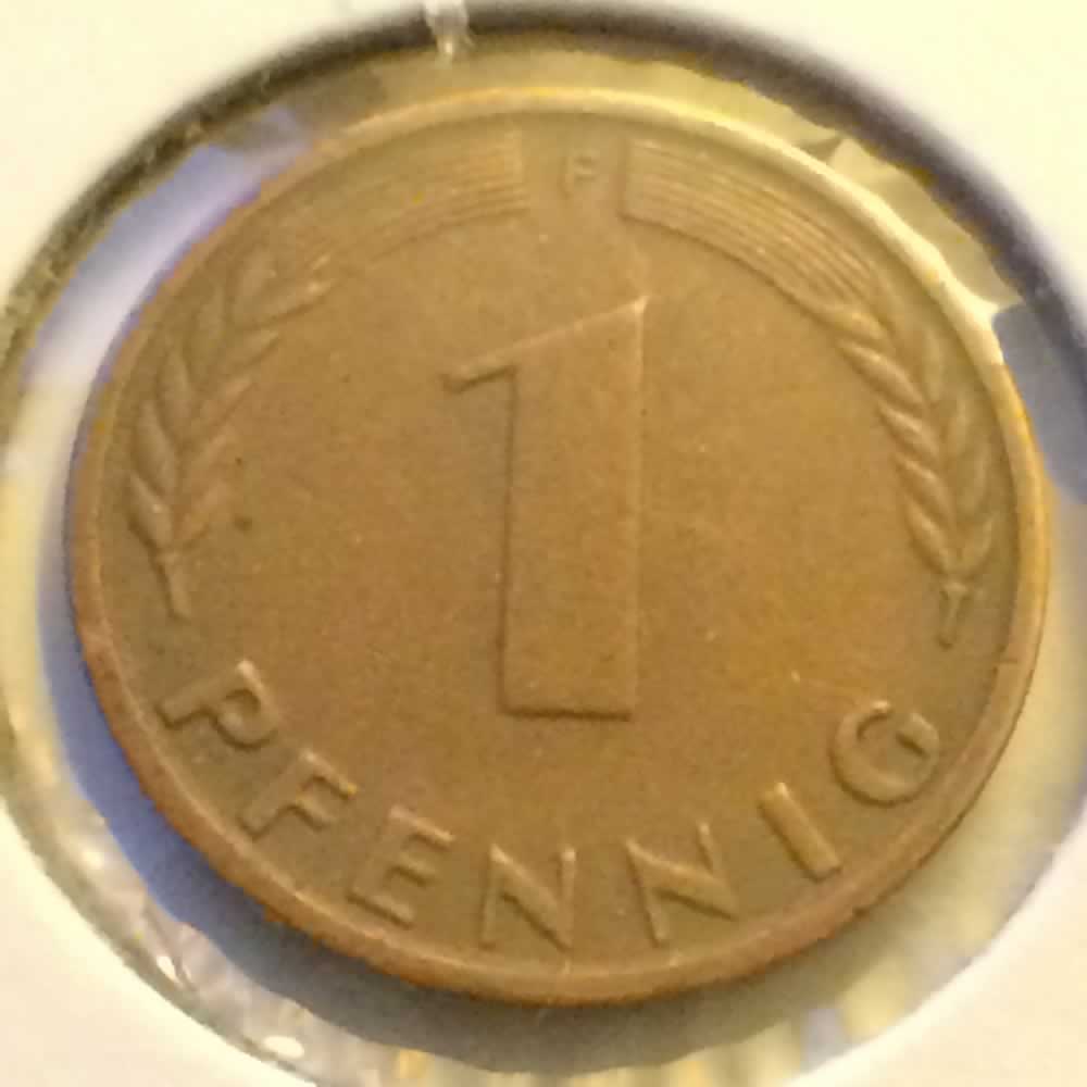 Germany 1966 F 1 Pfennig ( 1pf ) - Obverse