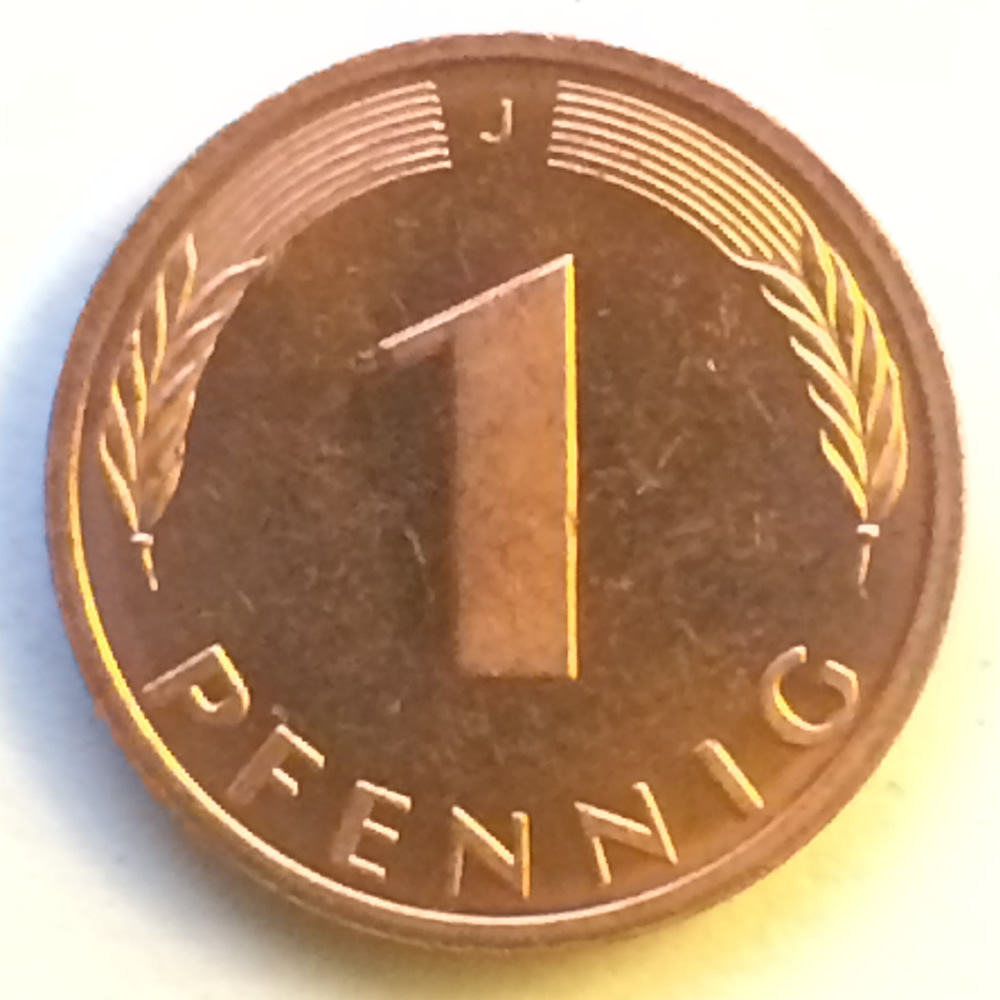 1980 J 1 Pfennig 