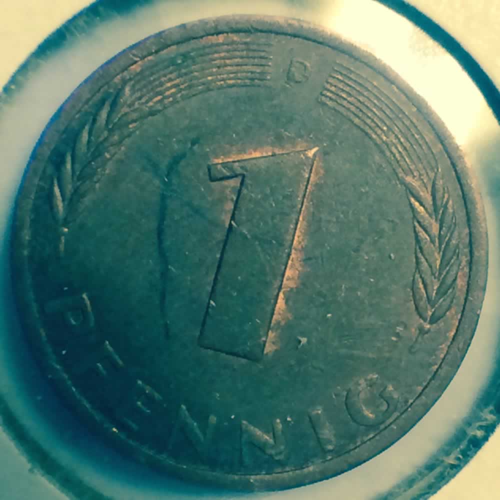Germany 1983 D 1 Pfennig ( 1pf ) - Obverse