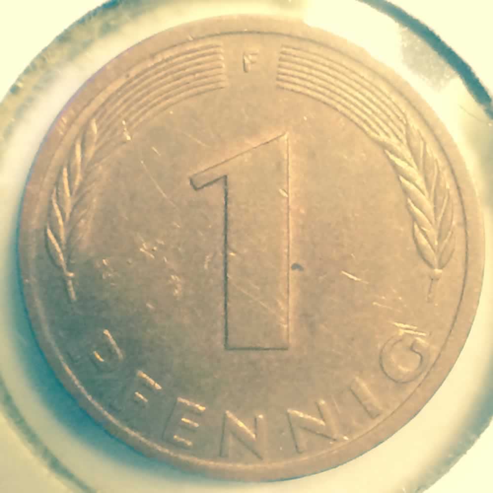 Germany 1981 F 1 Pfennig ( 1pf ) - Obverse