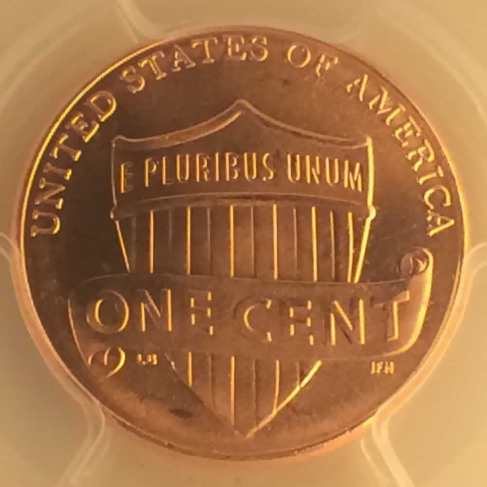 US 2014 D Union Shield Penny ( 1C ) - Reverse